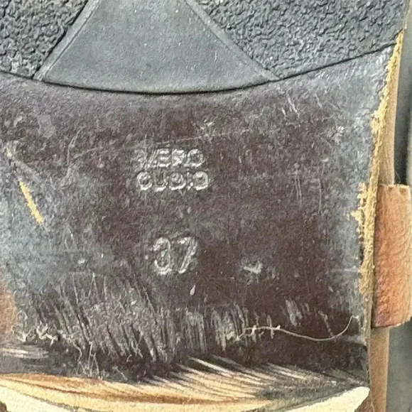 Francesco Morichetti Women's Brown Leather Riding Boots Size EU 37 - Picture 10 of 12